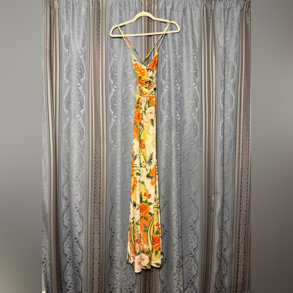 Agua Bendita Arista Ete Strapless Maxi Cover-Up Dress - Picture 5 of 7